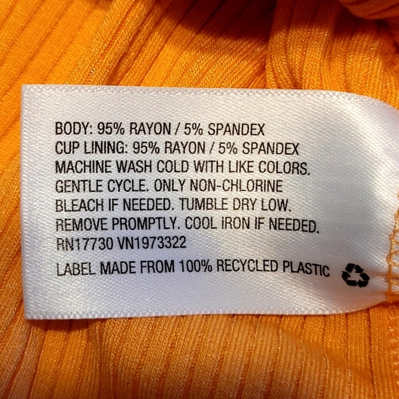 Wild Fable Bodysuit Size Small Orange - Picture 5 of 10